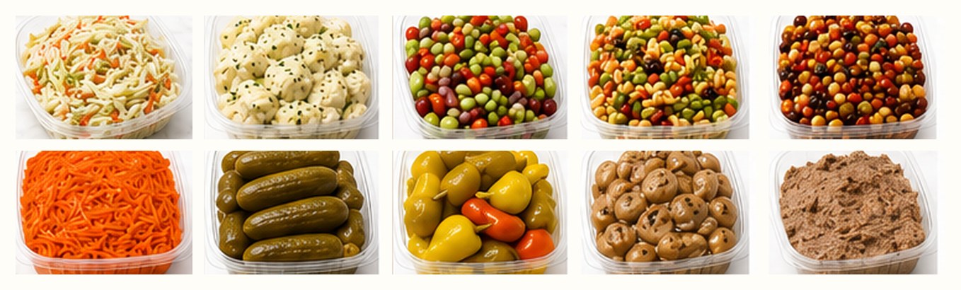 Kosher dips and salad platters