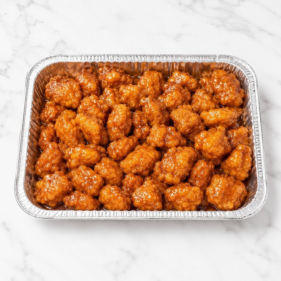 CHICKEN NUGETTS BREADED W/SAUCE (9X13)