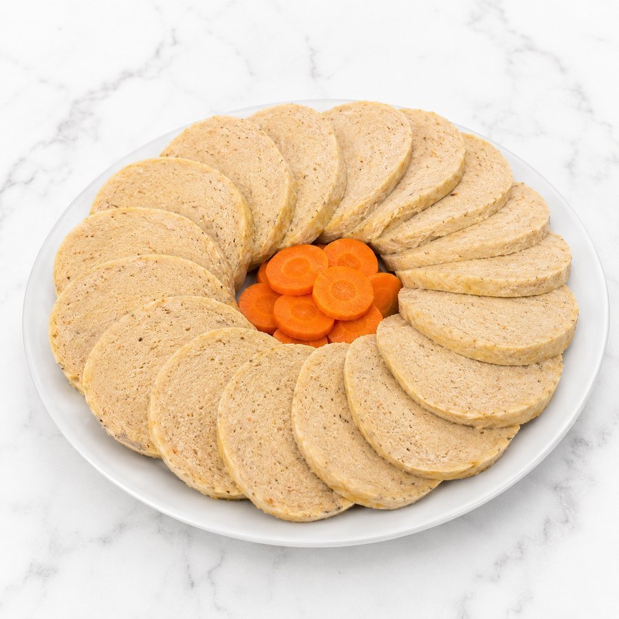 GEFILTA FISH PLATER (12" 1 Roll 20 Slices) - 12 INCH