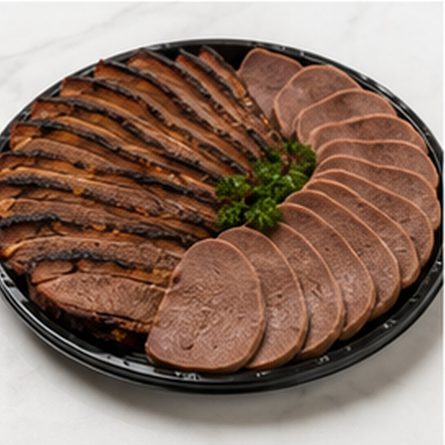 WHOLE BRISKET & TONGUE PLATTER (16")