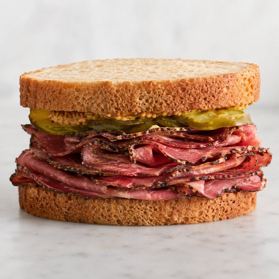 BEEF PASTRAMI SANDWITCH COLD