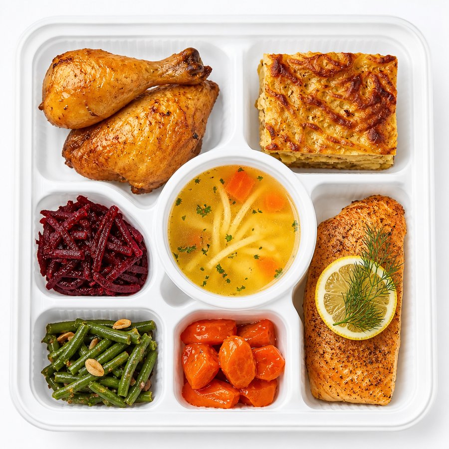 Shabos Coupel Food