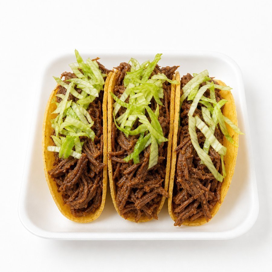 Taco 3pc - Pulled Beef