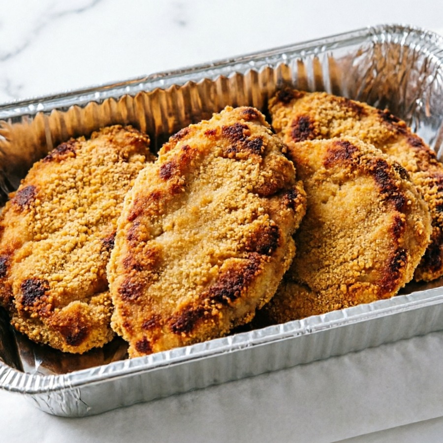CHICKEN STEAK BREADED