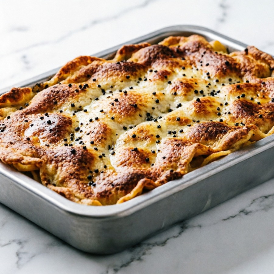 SALT PEPPER KUGEL - Full Size Medium