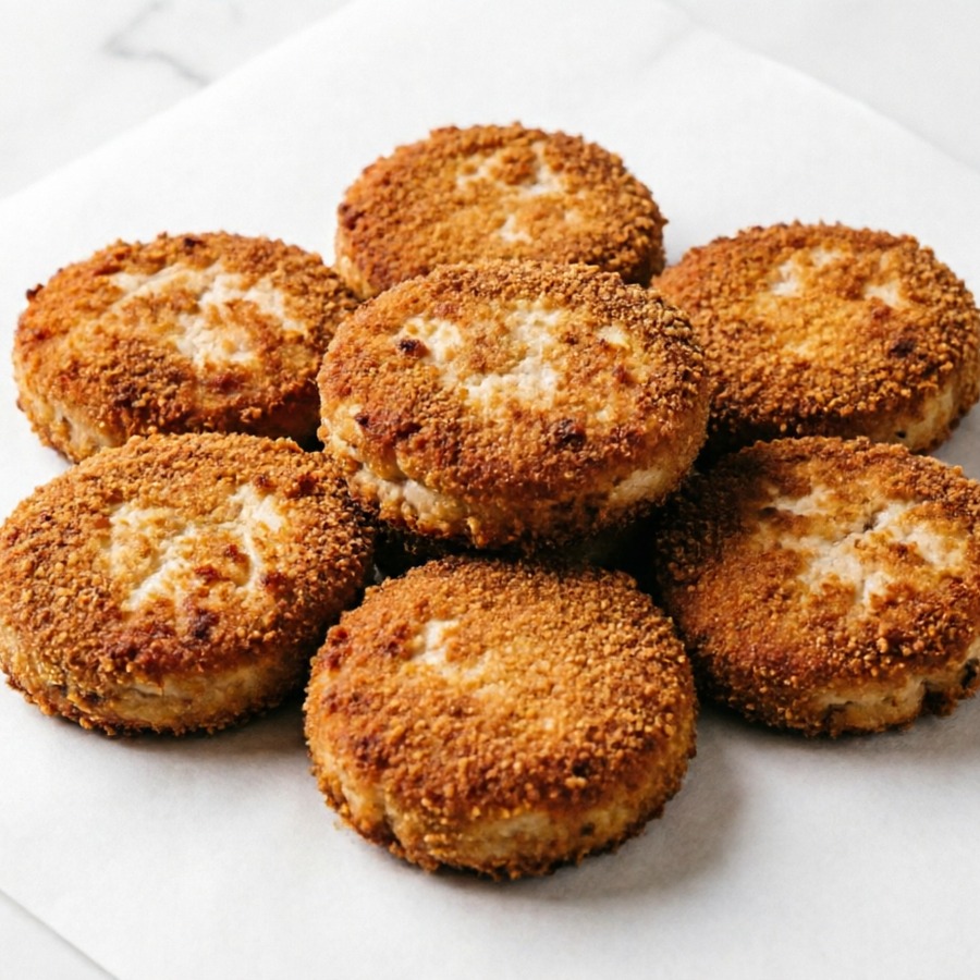 KJ CHICKEN BURGERS 8PC