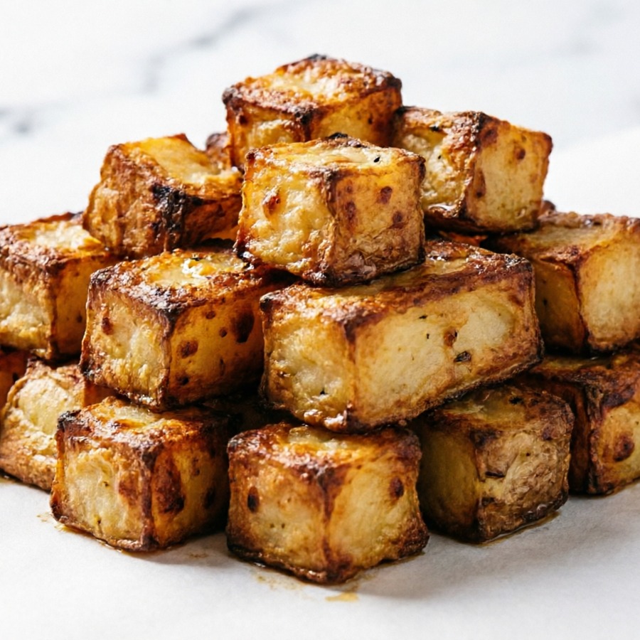 CUBED POTATOES