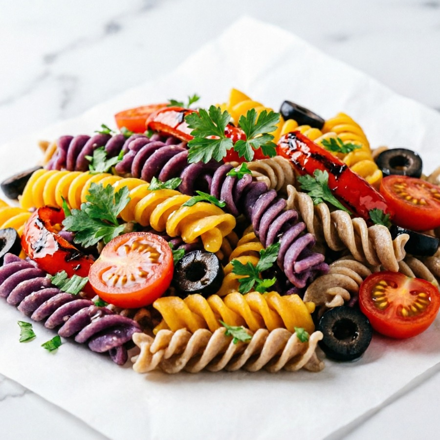 TRI-COLOR PASTA SALAD (9X13)